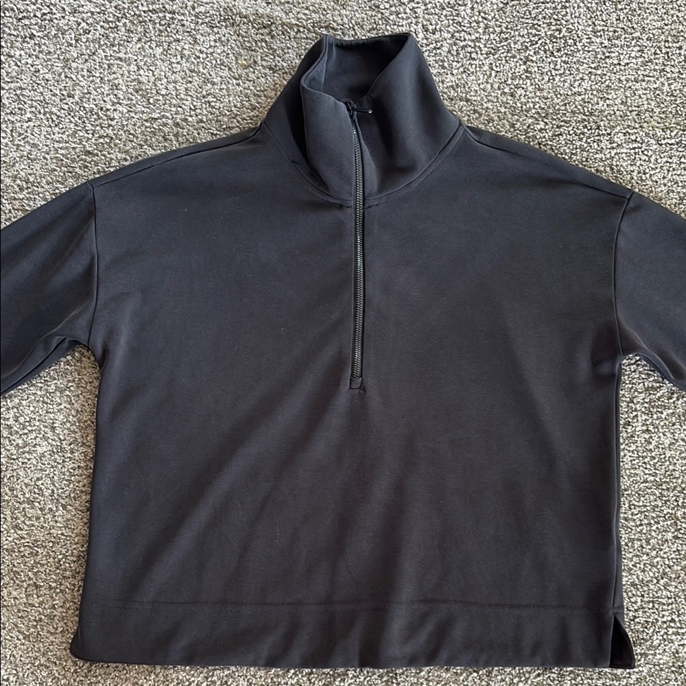 Women’s Athleta dark grey Half-Zip jacket